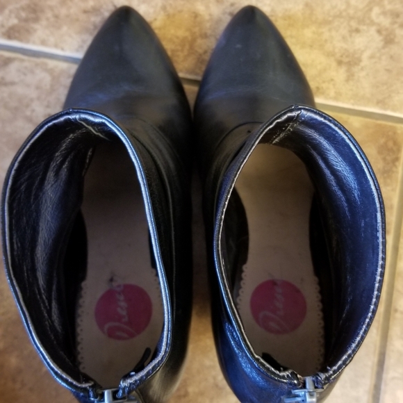 Diesel Black leather booties - Picture 7 of 9